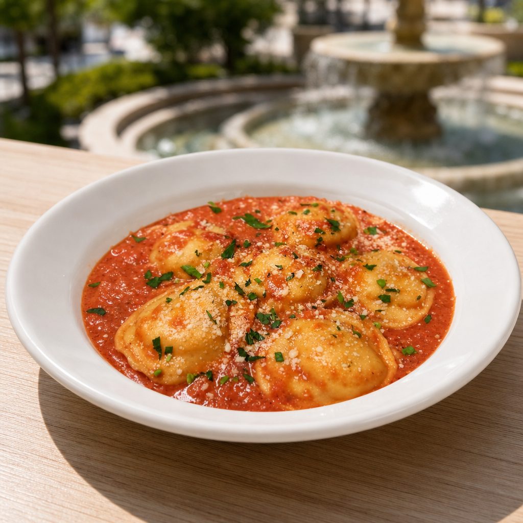 Lobster Ravioli.