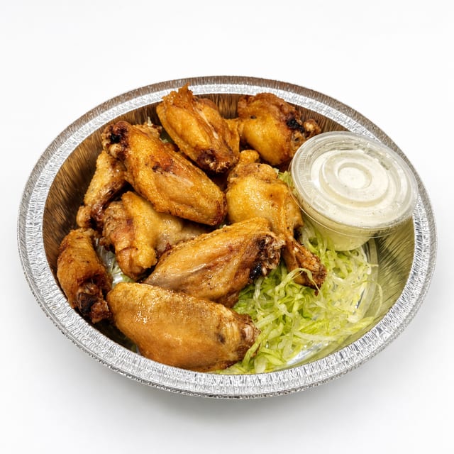 10 Lemon Pepper Wings.