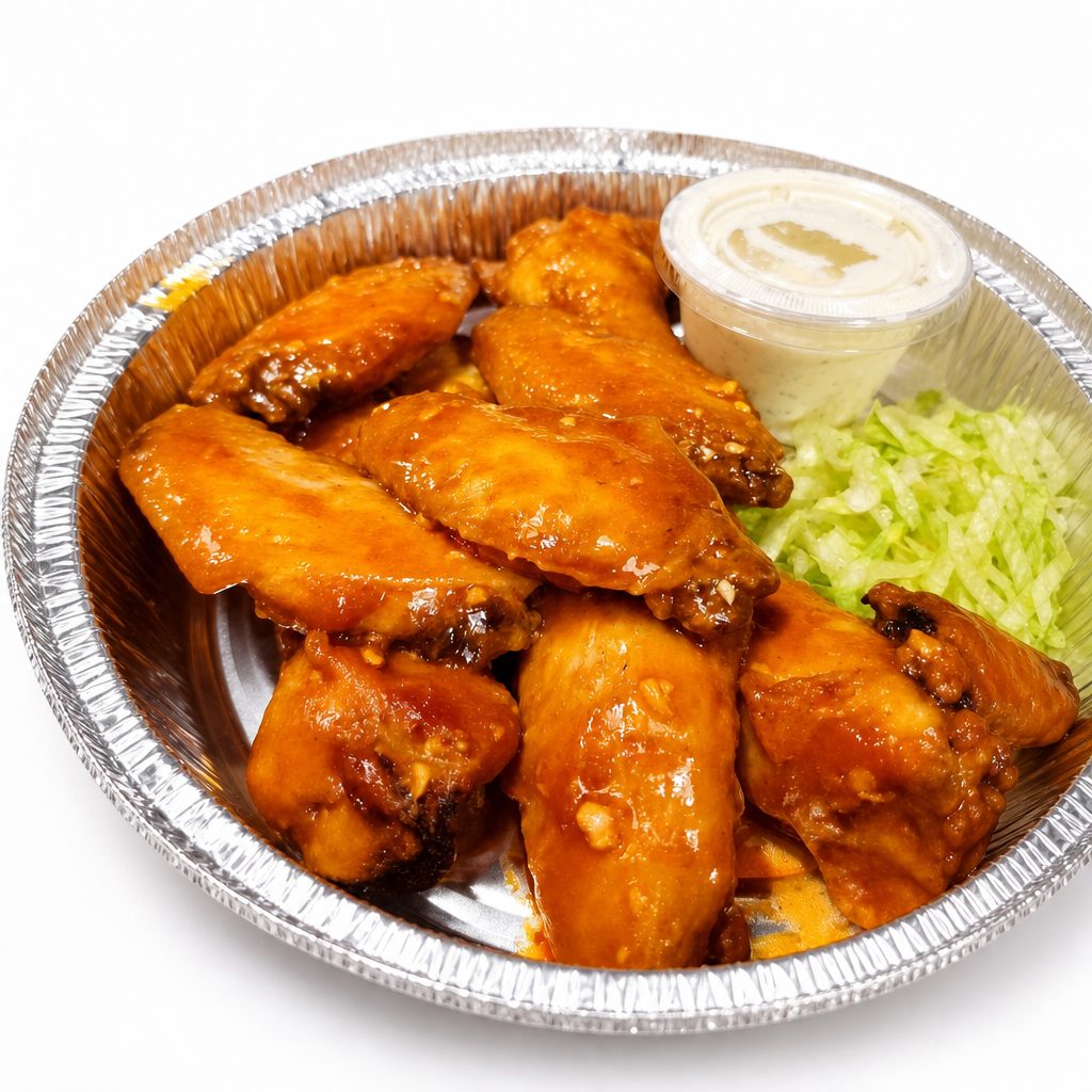 10 Mango Habanero Wings.