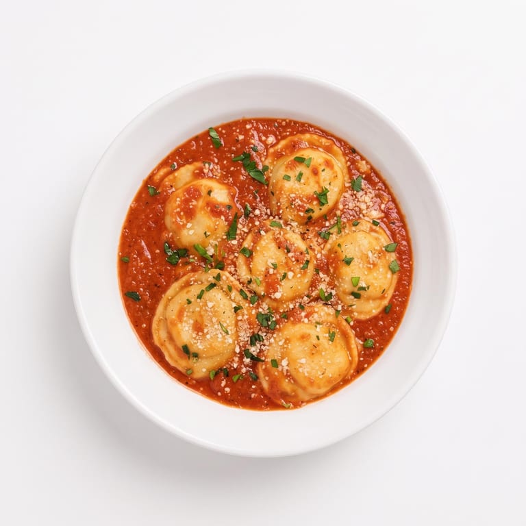 Savor our exquisite ravioli