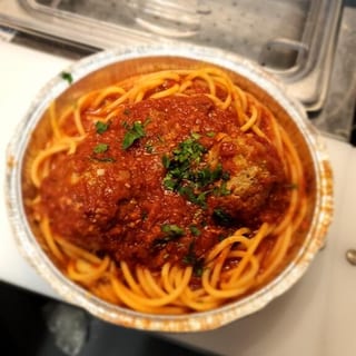 #44 Buccatini and Meatballs